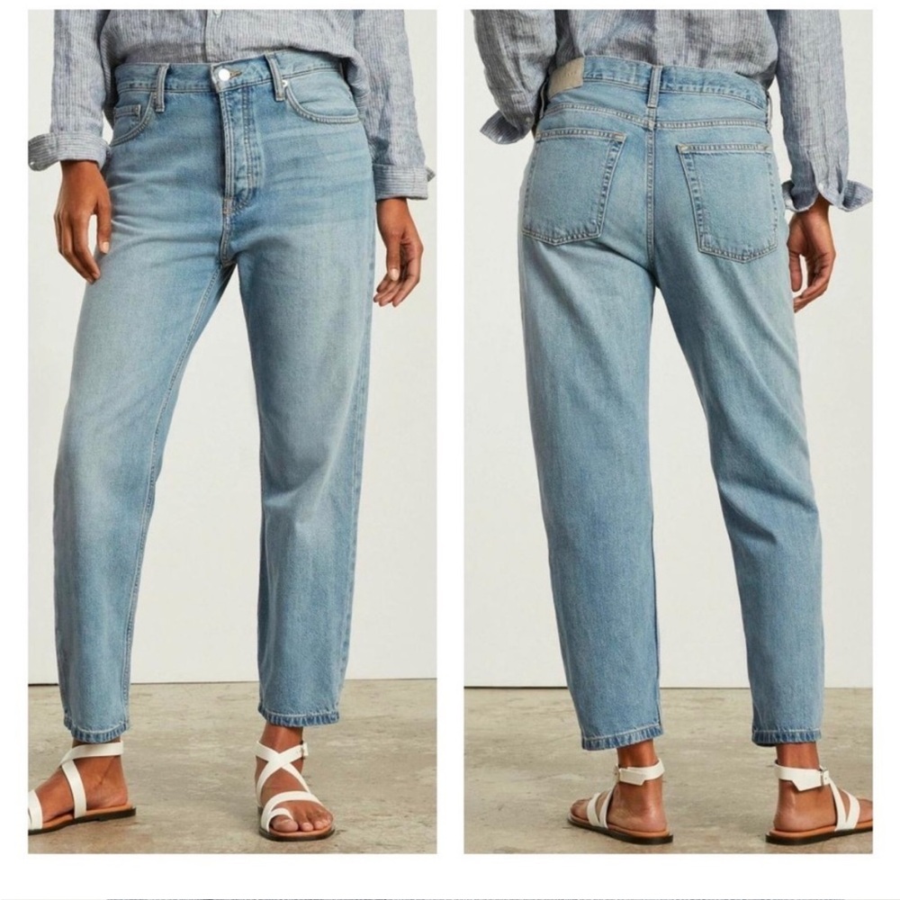 Everlane The Summer Slouch Jean in Blue Shadow 25